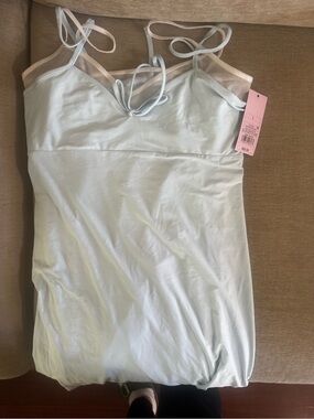 Target Pale Blue Satin-Trim Slip Nightdress